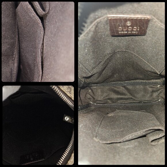 Gucci Mono Messenger Bag Ebony - Picture 6 of 17